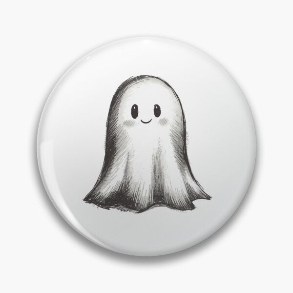 Item preview, Smiling Ghost Charcoal Drawing Design designed and sold by EchoofElijah.
