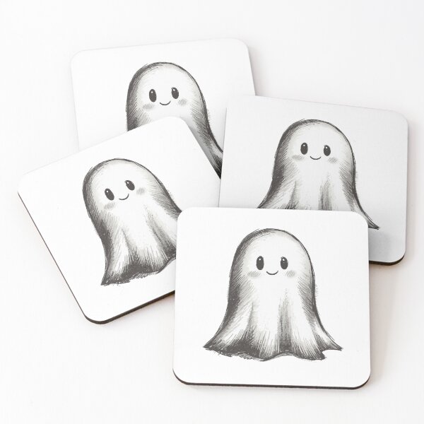Item preview, Smiling Ghost Charcoal Drawing Design designed and sold by EchoofElijah.