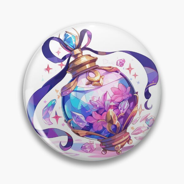 Item preview, Purple potion bottle designed and sold by MendaciousMina.