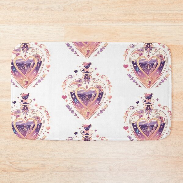 Item preview, Pink heart potion bottle designed and sold by MendaciousMina.