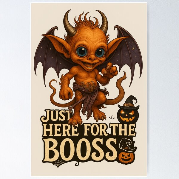 Item preview, Cute Demon Halloween Party Monsters designed and sold by Daagath.