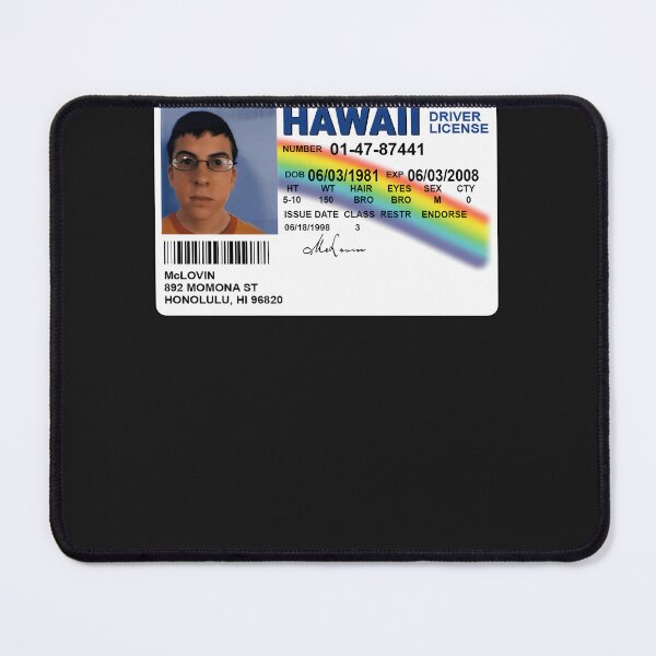 Item preview, Mclovin Fake Id - Funny Meme (1) designed and sold by uzsjgatlb.