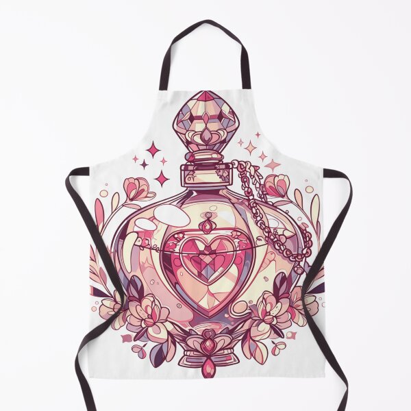 Item preview, pink heart Potion bottle designed and sold by MendaciousMina.