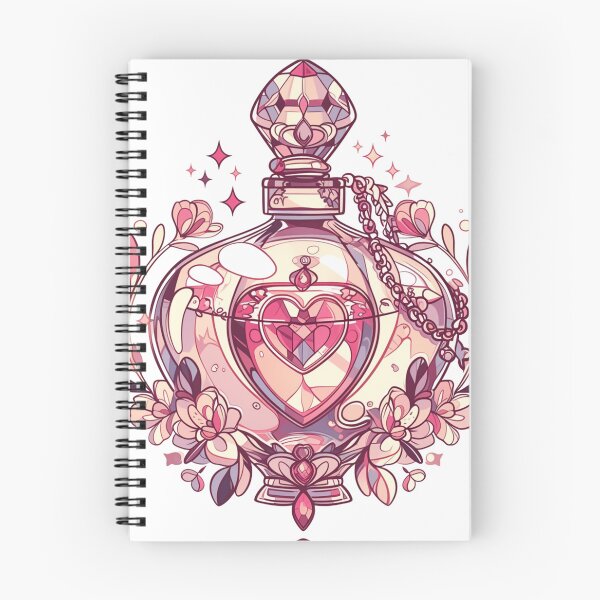 Item preview, pink heart Potion bottle designed and sold by MendaciousMina.