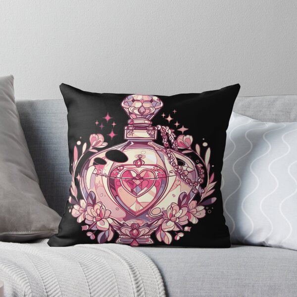 Item preview, pink heart Potion bottle designed and sold by MendaciousMina.