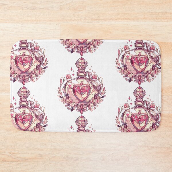 Item preview, pink heart Potion bottle designed and sold by MendaciousMina.