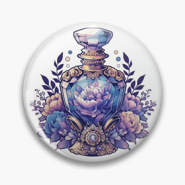 Item preview, Purple potion bottle designed and sold by MendaciousMina.