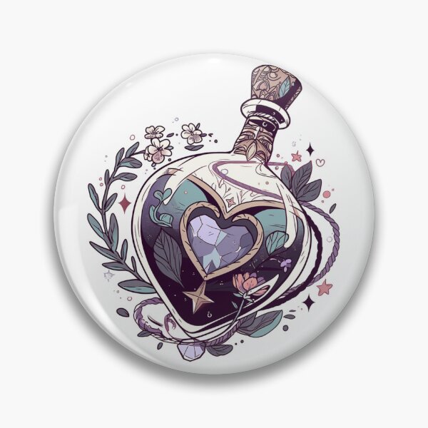 Item preview, Heart potion bottle designed and sold by MendaciousMina.