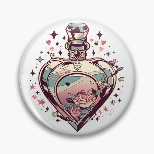 Item preview, Heart potion bottle designed and sold by MendaciousMina.