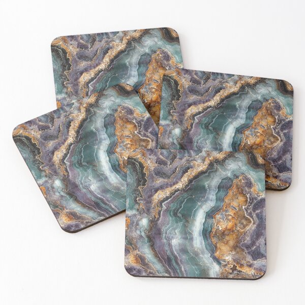 Item preview, Green Gold and Lavender Crystal Texture designed and sold by DigitaICraft.