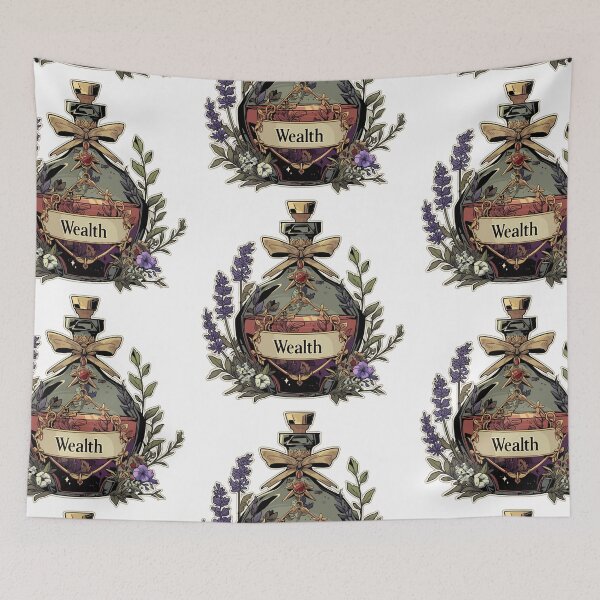 Item preview, Wealth potion bottle designed and sold by MendaciousMina.
