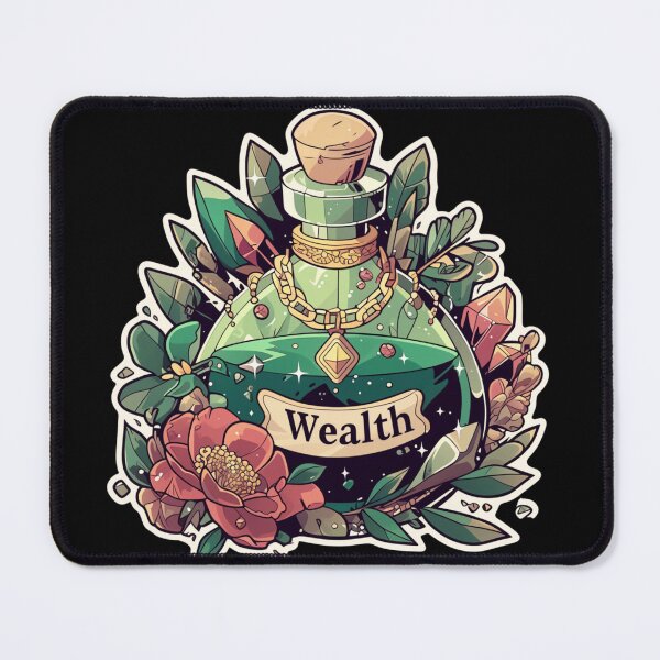 Item preview, Wealth potion bottle designed and sold by MendaciousMina.