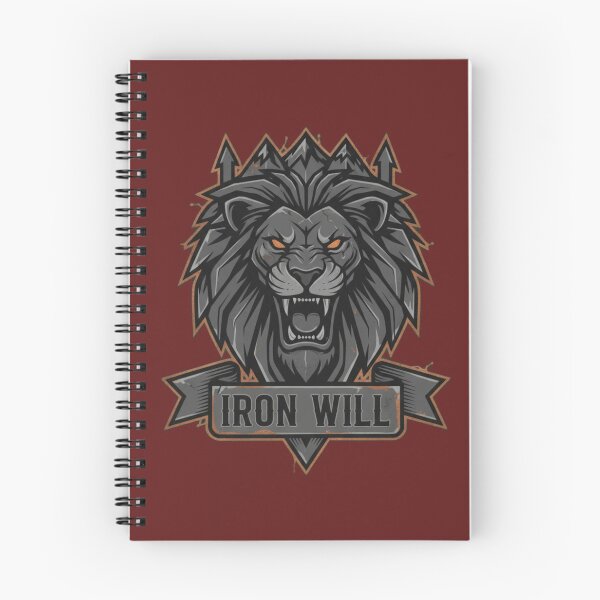 Item preview, Iron Will – The Fierce Lion, Symbol of Strength and Determination designed and sold by Studio Yvonne .