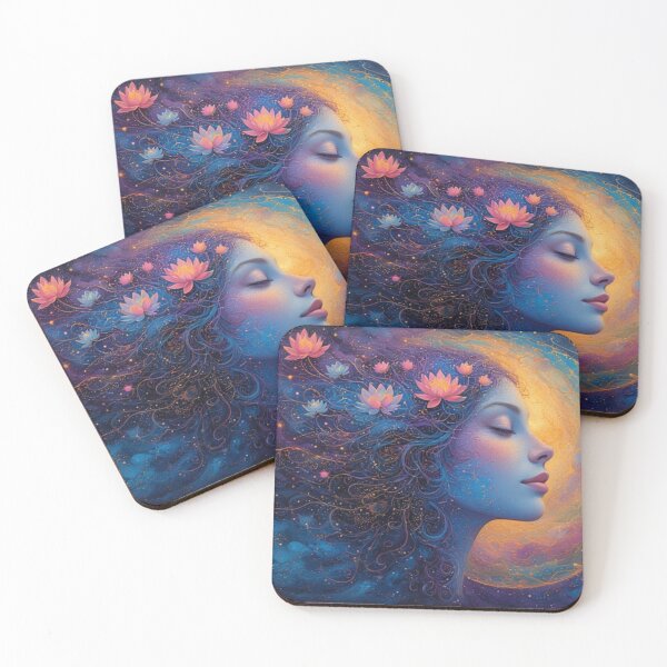Item preview, Lunar Bloom: Whisper of the Cosmos designed and sold by hirenart.