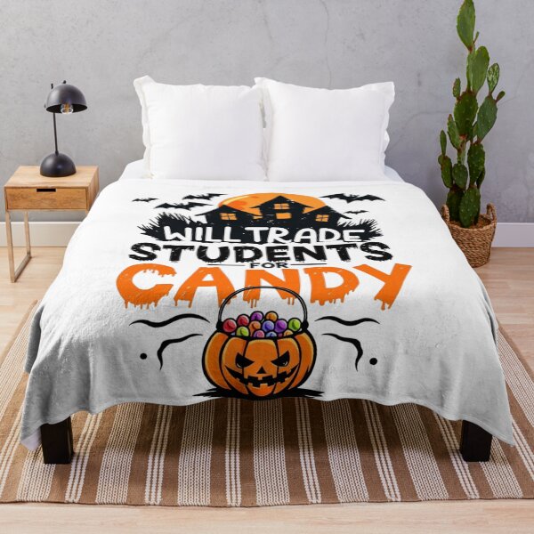 Item preview, Will Trade Students for Candy Funny Quotes Halloween Teacher Funny Teacher Will Trade Students For Candy designed and sold by Miumed.