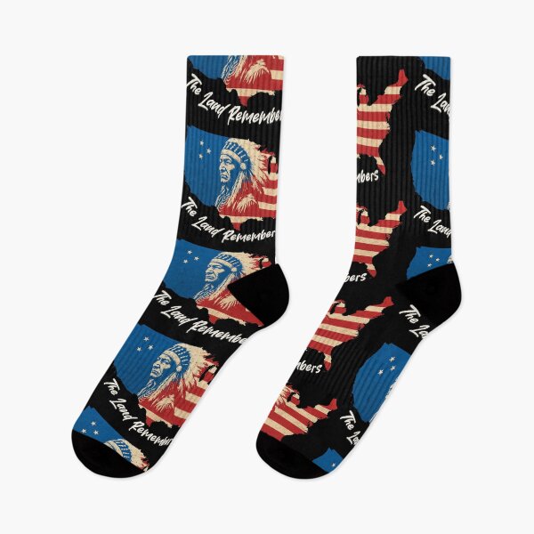 Item preview, United States Map with Native American Chief and Patriotic Design designed and sold by portokalis.
