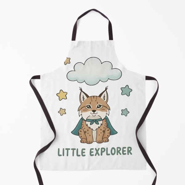 Item preview, Cute Lynx Little Explorer Illustration on Transparent Background designed and sold by ML-Media.