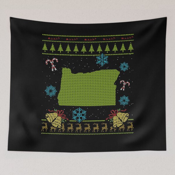 Item preview, Oregon Christmas Ugly Shirt designed and sold by shoppzee.