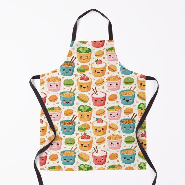 Item preview, Kawaii Food Pattern designed and sold by ibi2444.