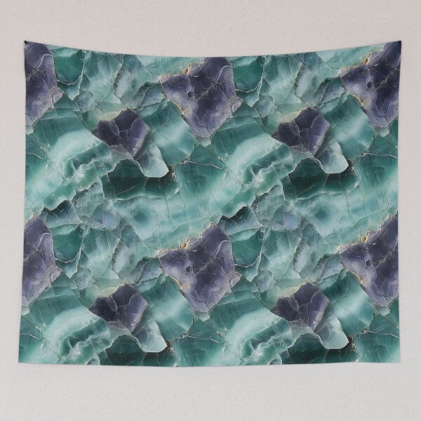 Item preview, Aqua Fluorite Crystal Texture designed and sold by DigitaICraft.