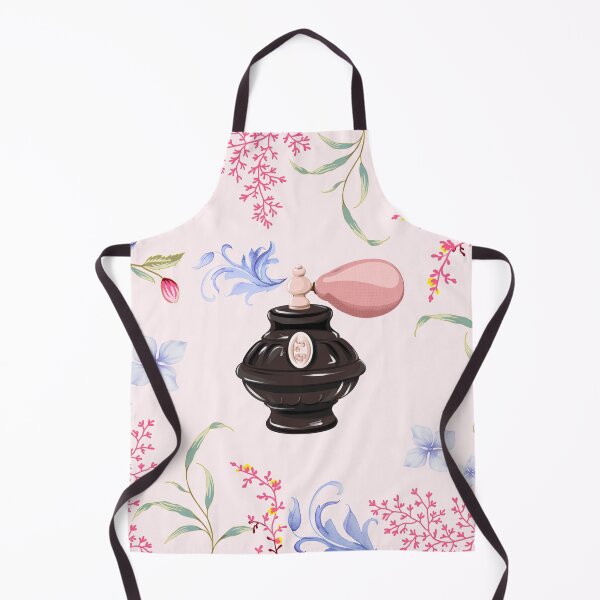Item preview, Pink and purple chinoiserie style perfume bottle designed and sold by Sculpted Soul.