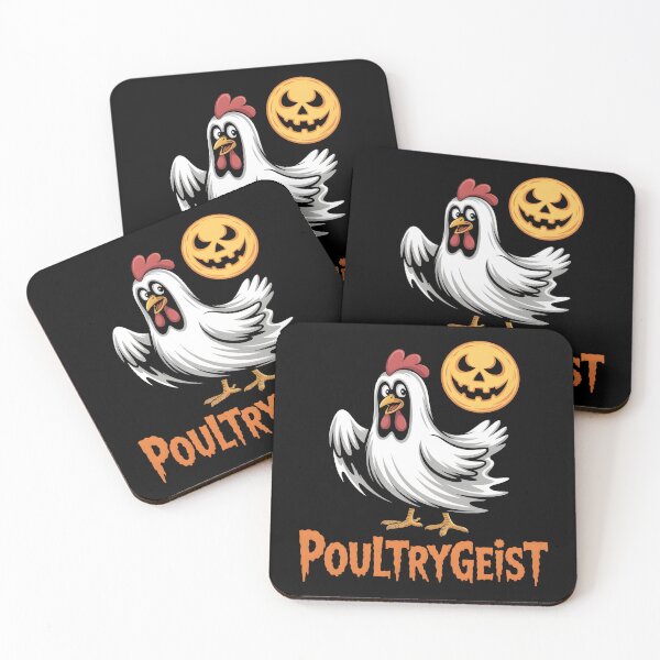 Item preview, Chicken Ghost Poultrygeist Funny Halloween Farmer designed and sold by UrbanHowlz.