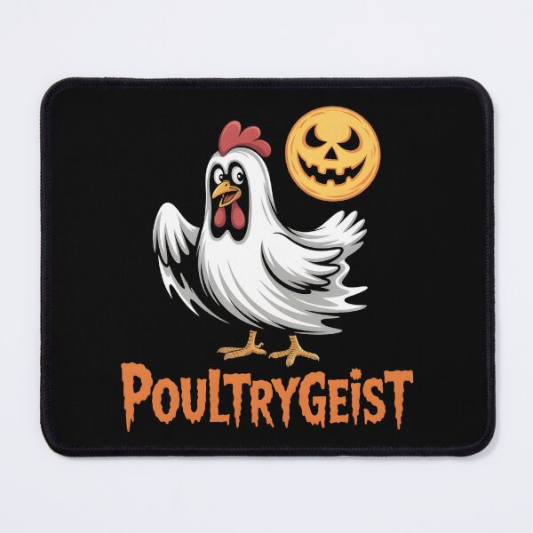 Item preview, Chicken Ghost Poultrygeist Funny Halloween Farmer designed and sold by UrbanHowlz.
