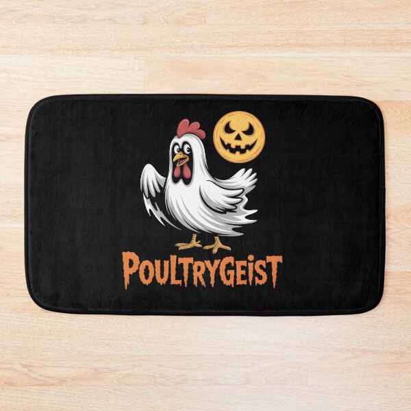 Item preview, Chicken Ghost Poultrygeist Funny Halloween Farmer designed and sold by UrbanHowlz.