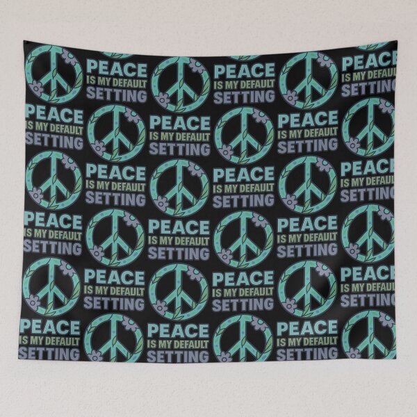 Item preview, Peace is My Default Setting – Calm and Positive Design designed and sold by TeeTimeTreasure.
