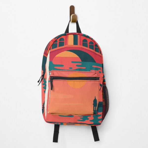 Item preview, Retro Venice Poster – Gondola & Palaces at Sunset designed and sold by Pink & California.