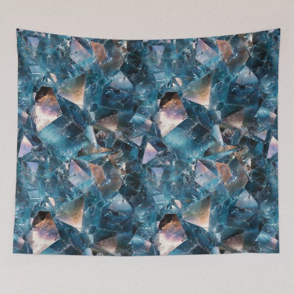 Item preview, Lavender and Aqua Crystal Texture designed and sold by DigitaICraft.