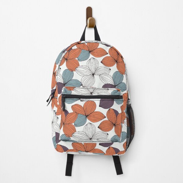 Item preview, hand-drawn flower abstract line pattern designed and sold by ibi2444.
