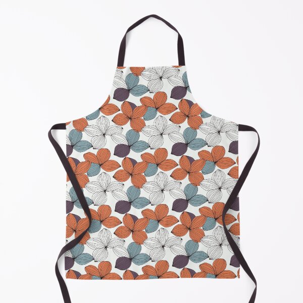 Item preview, hand-drawn flower abstract line pattern designed and sold by ibi2444.