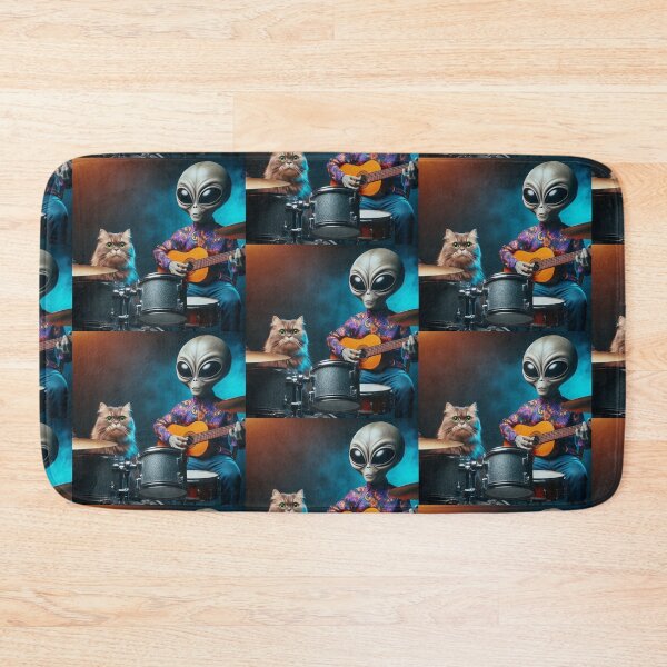 Item preview, Alien and cute cat  designed and sold by Dogandesighn.
