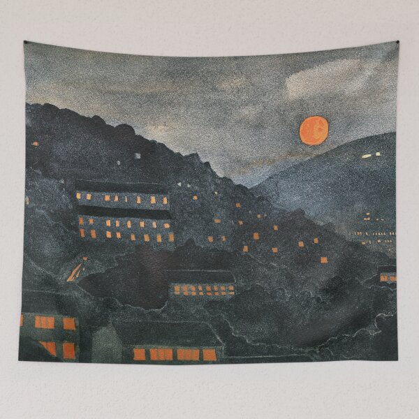 Item preview, Hebden Bridge Moonscape designed and sold by Bonnie Appleton.