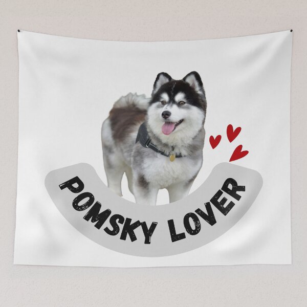 Item preview, Pomsky lover  designed and sold by ClickATee Store .