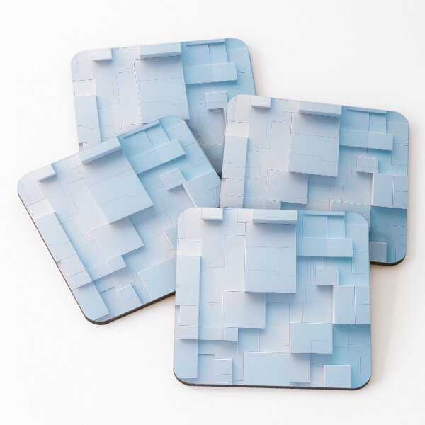 Item preview, Geometric Ice Flow designed and sold by Kaleidoscope Print.