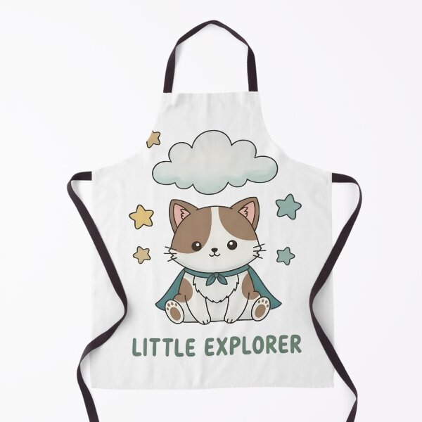Item preview, Little Explorer Cat with Cloud and Stars designed and sold by ML-Media.