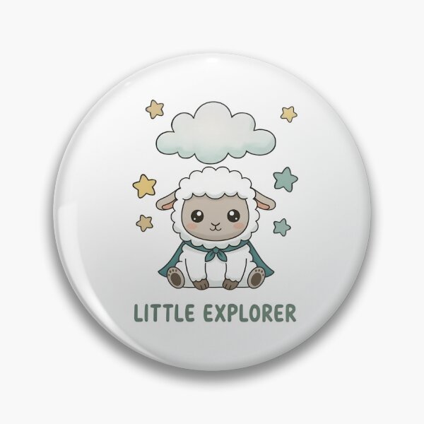 Item preview, Little Explorer Sheep with Stars designed and sold by RGShirtWorks.