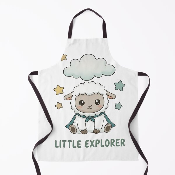 Item preview, Little Explorer Sheep with Stars designed and sold by ML-Media.
