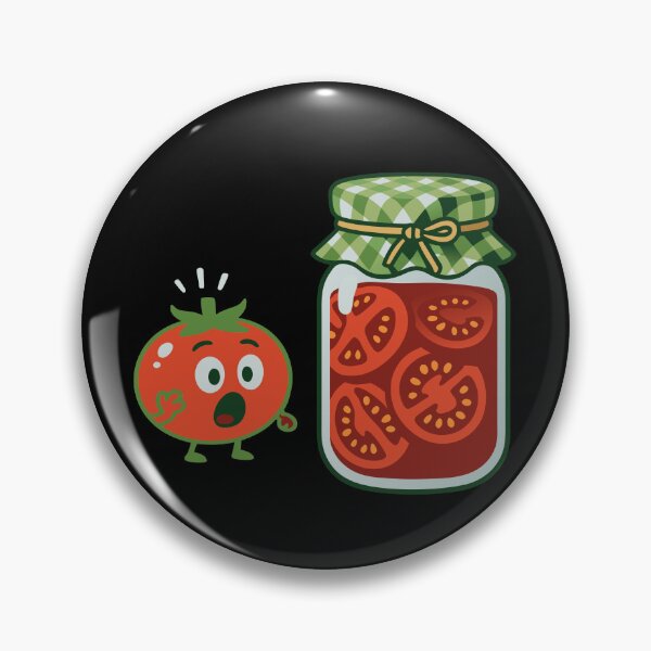 Artikelvorschau, Lustige Tomatenüberraschung: Ein Glas geschnittene Tomaten entworfen und verkauft von Colorfulman.