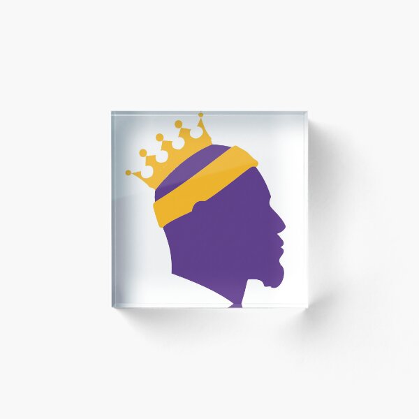 Item preview, Lebron James Los Angeles LA-BRON Purple & Gold The King Crown  designed and sold by WilsonReserve.