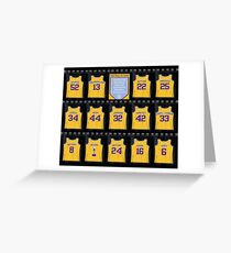 Lebron James Los Angeles Lakers Greeting Card