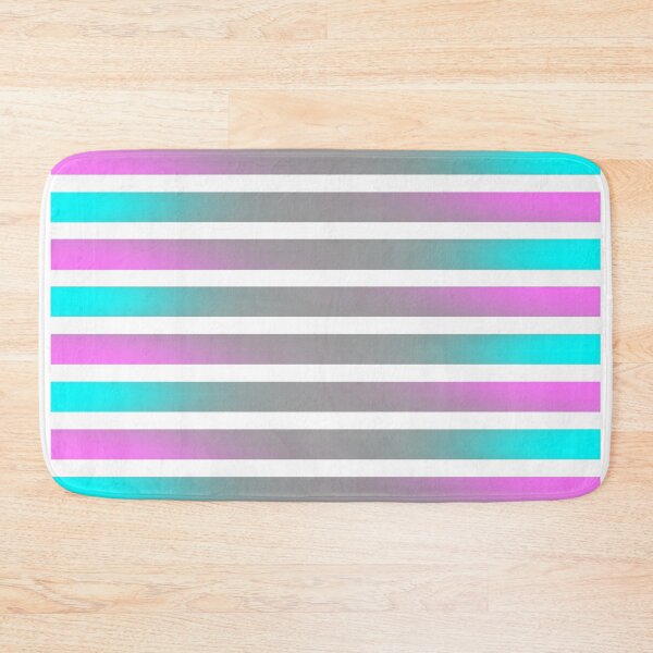 Artikelvorschau, Buntes Streifenmuster – Grau, Rosa und Blau. Moderne geometrische entworfen und verkauft von InFrameVision.