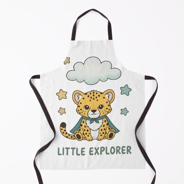 Item preview, Cute Little Explorer Cheetah with Stars and Cloud designed and sold by ML-Media.