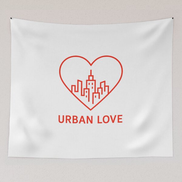 Item preview, Urban Heart – Neon City Love Tee designed and sold by PastimeMastery.