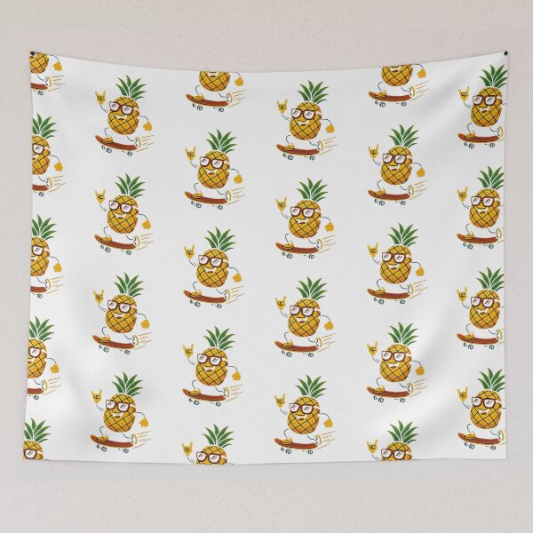 Item preview, Skateboarding Pineapple – Cool Tropical Trickster designed and sold by OnPointOutfits.
