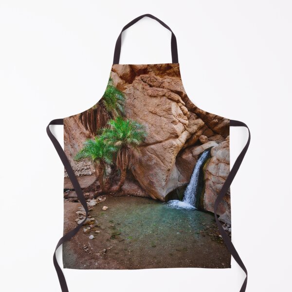 Item preview, Chebika Oasis Waterfall and Palm Trees – Tunisia Desert Landscape Photography designed and sold by RastislavS.