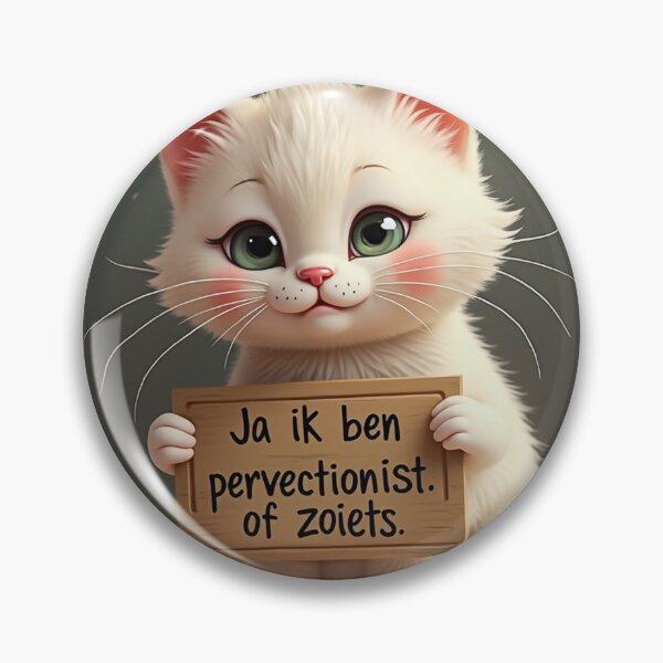 Item preview, Cat funny dutch text  designed and sold by Core Collective By Vetra™.