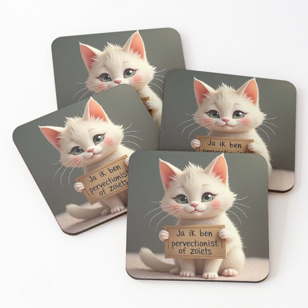 Item preview, Cat funny dutch text  designed and sold by Core Collective By Vetra™.